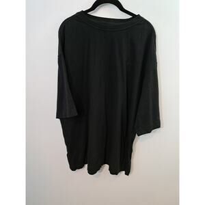 Levi's Men's Black Embroidered Logo Basic Tee In Size Large 100% Cotton